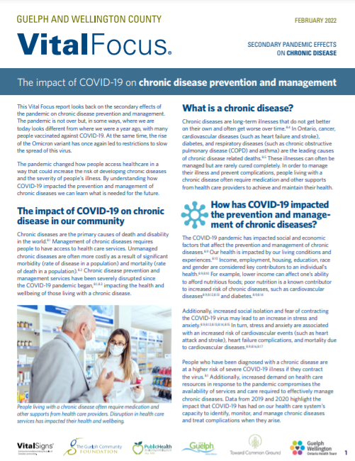 Image of First Page of Vital Focus on Chronic Disease
