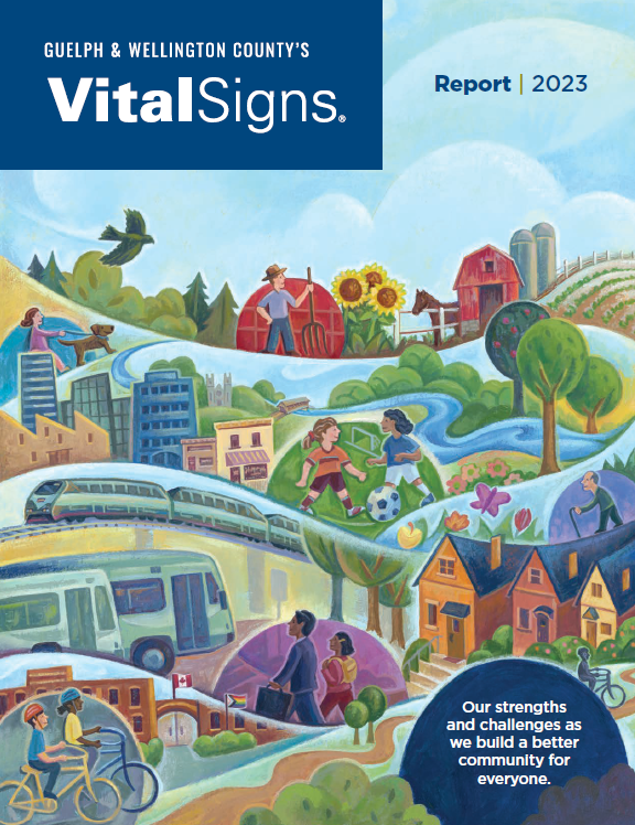 Cover of Guelph & Wellington County's Vital Signs report